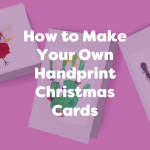 how to make your own handprint christmas cards