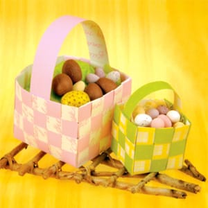 Woven Easter Egg Baskets – Easter Crafts