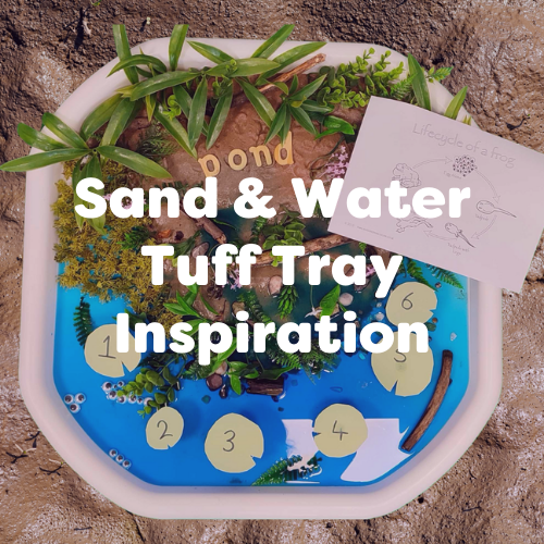 Sand and Water Themed Tuff Tray Inspiration