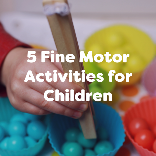 5 Fine Motor Activities For EYFS